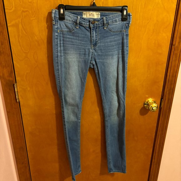 Hollister Low Rise Jean Legging Size 1R W25‎ L29 - Picture 2 of 12